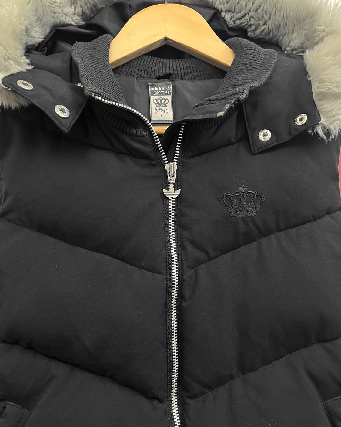 아디다스 x 미시 엘리엇 00s 퍼 패딩 베스트 상품이미지6