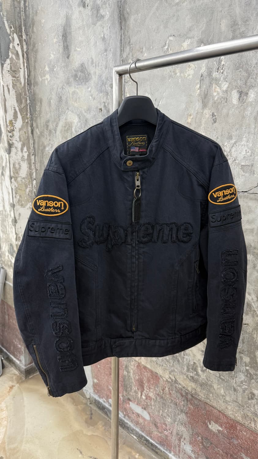 [L]슈프림 x 밴슨 벤슨 코듀라 데님 자켓 상품이미지1