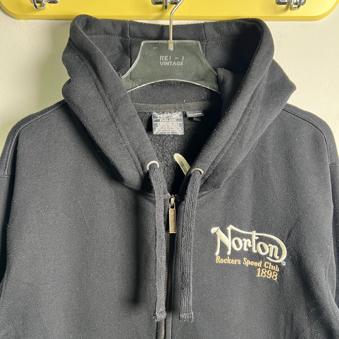 Norton 노턴 블랙 후드집업 XL 상품이미지5