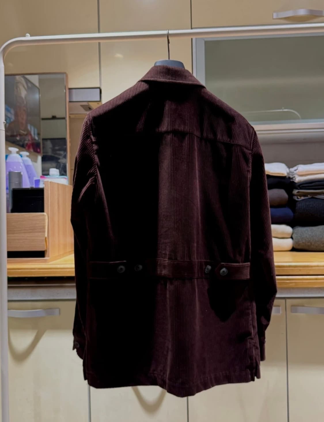 SUITSUPPLY 브라운 코듀로이 셔츠 자켓 새상품 상품이미지6