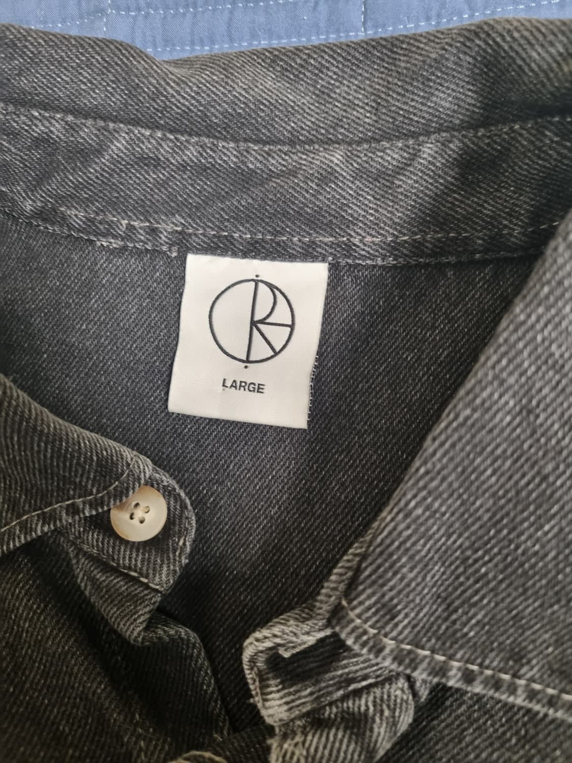 폴라스케이트 마이크 롱 슬리브 데님 셔츠 L 사이즈 상품이미지4