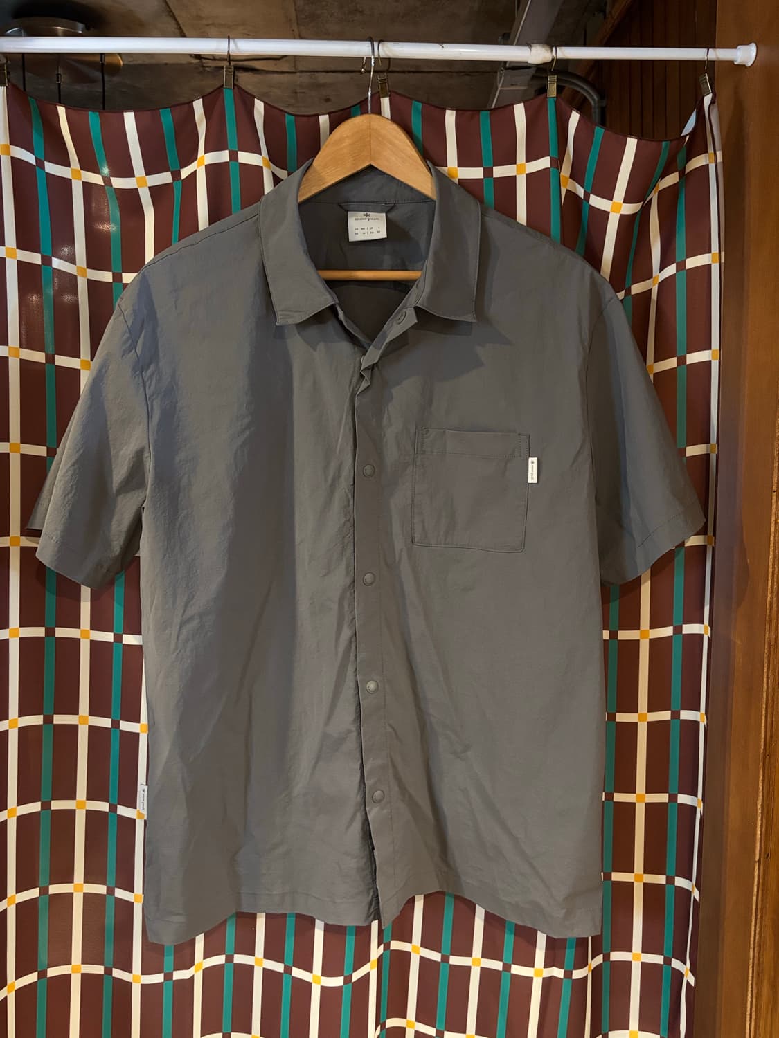 스노우피크 반팔 셔츠 그레이 상품이미지1