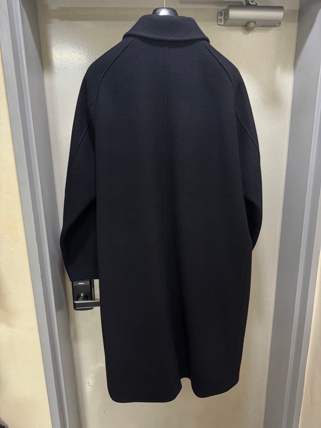 셔터  멜톤 울 발마칸 네이비 L 상품이미지2