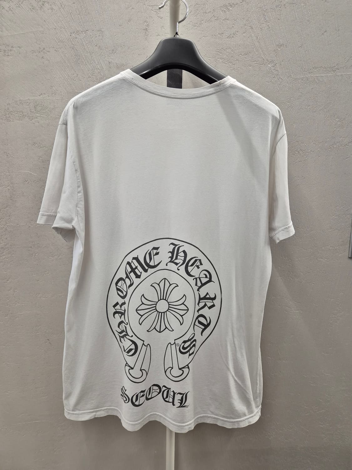 크롬하츠 홀스슈 포켓 반팔티 XL 화이트 상품이미지9