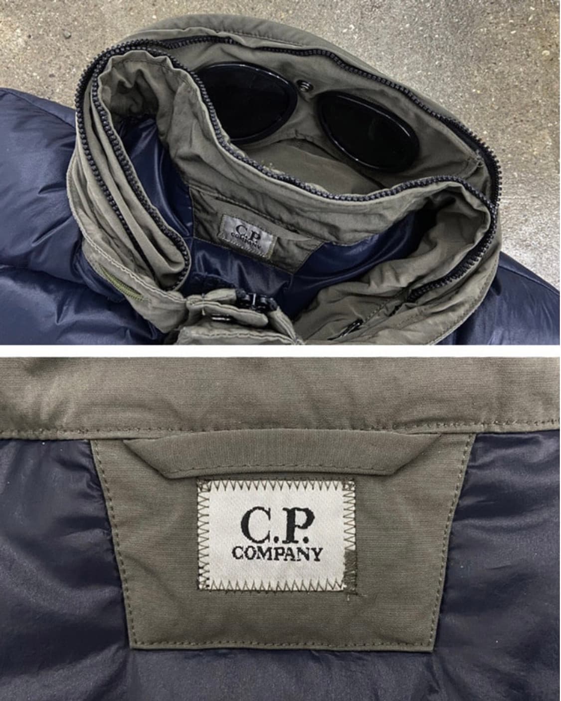 CP컴퍼니 수류탄 포켓 고글 패딩 상품이미지5