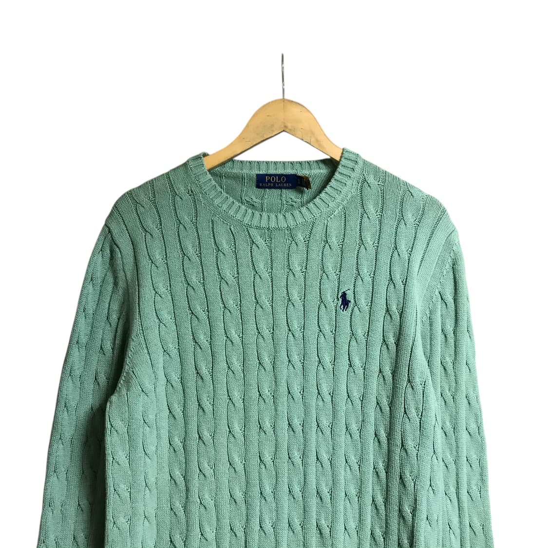 폴로 랄프로렌 꽈배기 큐알 니트 상품이미지1