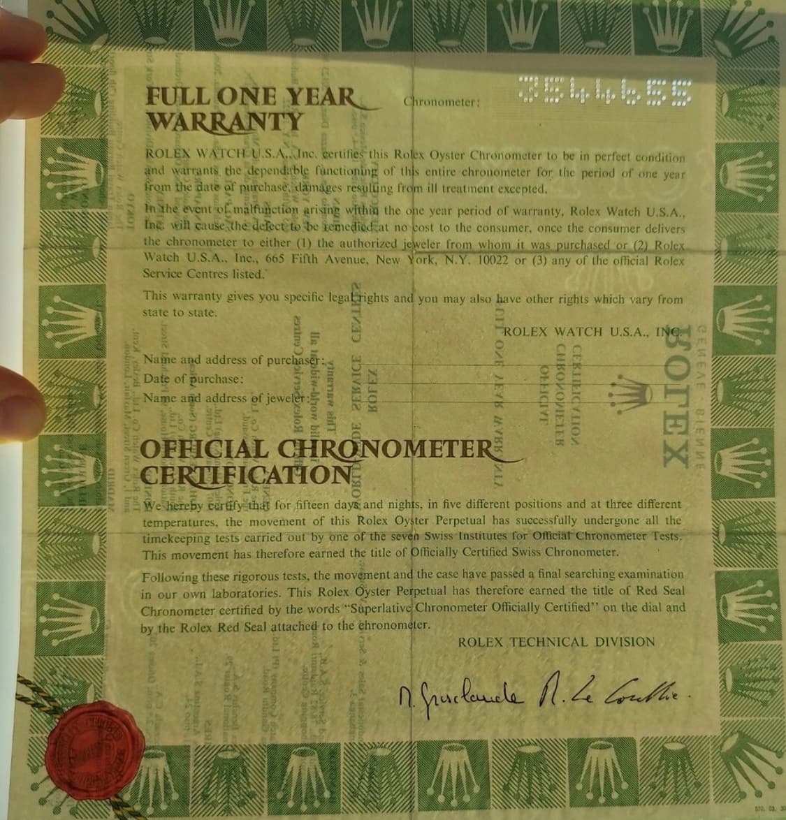 (보증서)롤렉스 빈티지 데이데이트 1803 화이트골드 18k 금통 상품이미지5