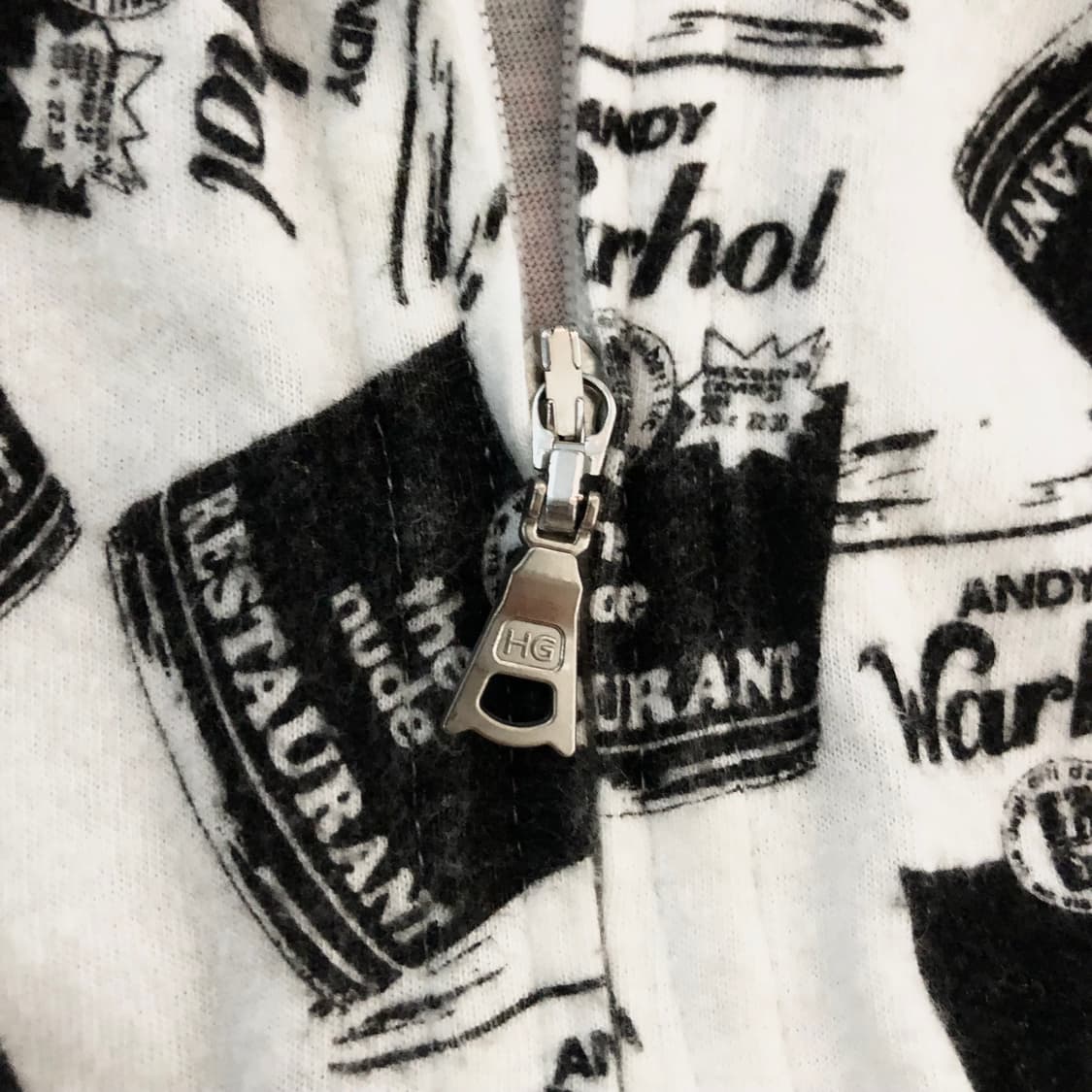 RARE! HYSTERIC GLAMOUR 앤디워홀 루즈핏 후디 상품이미지4