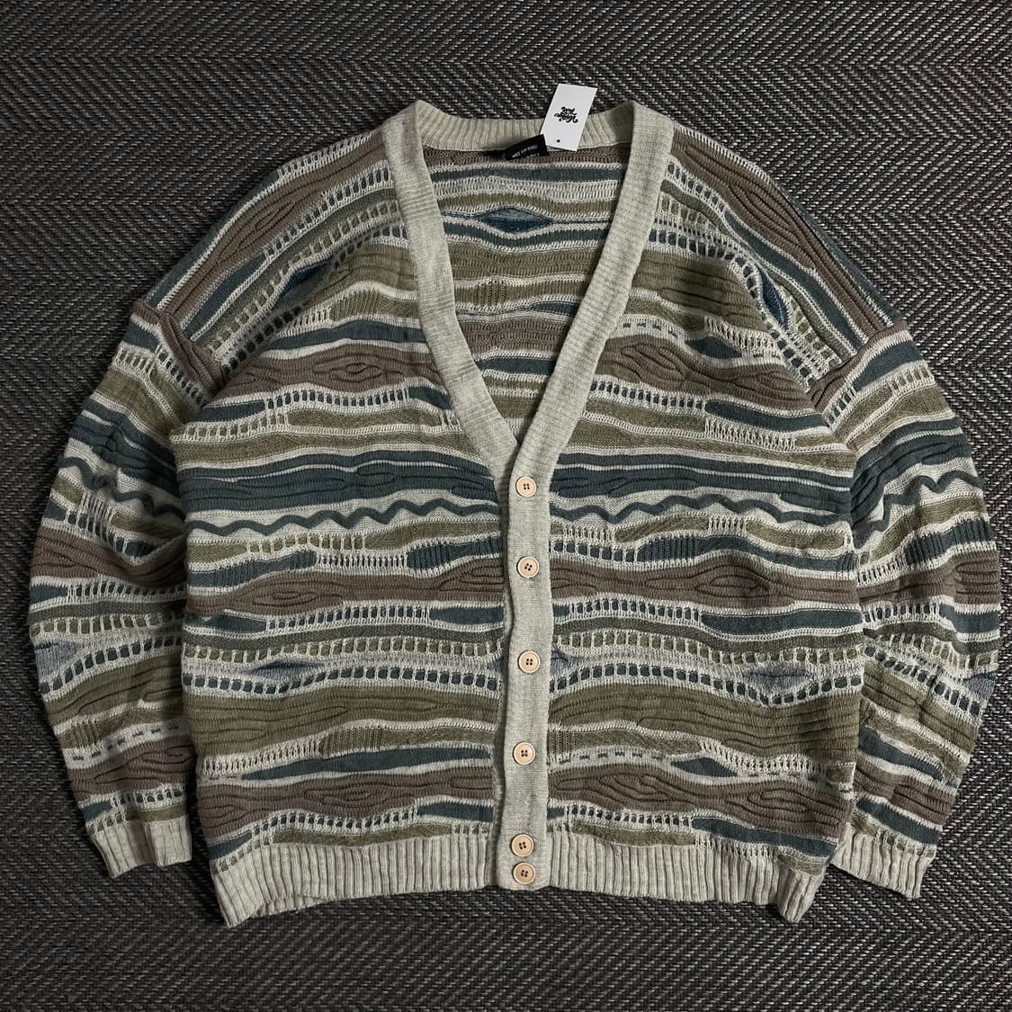 이태리 빈티지 아카이브 케이블 패턴 가디건o 3239 상품이미지1