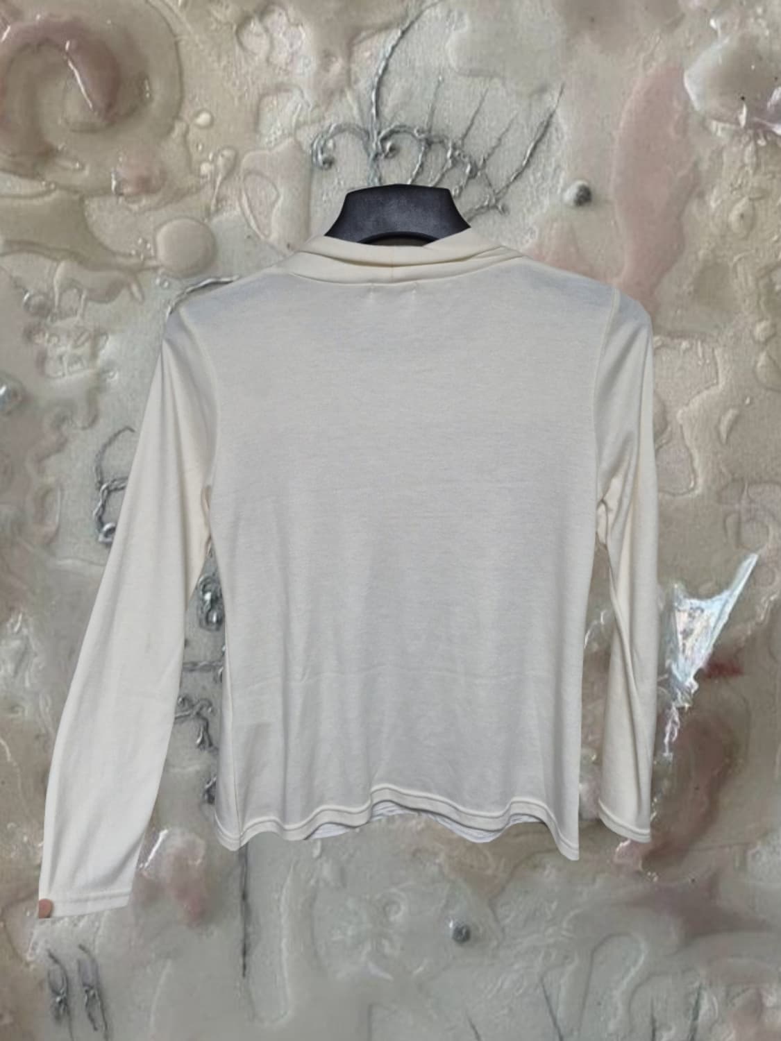 일본 빈티지 라떼갸루 로사체리 리즈리사 레이스 일체형 블라우스 티셔츠 상품이미지3