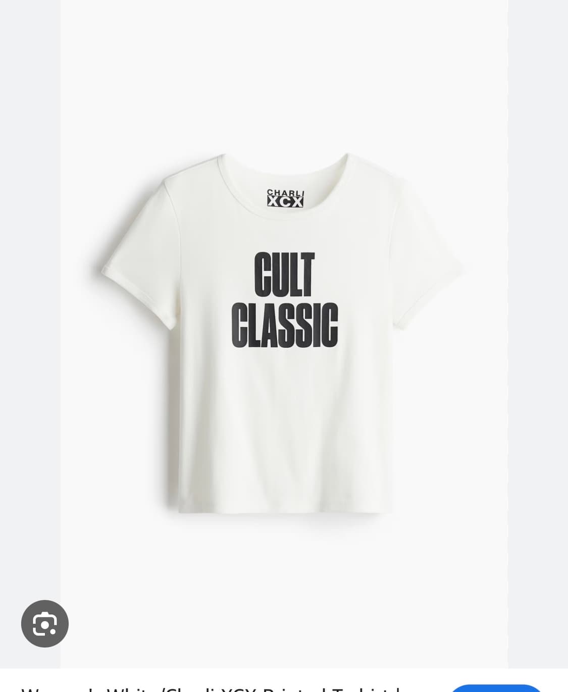 H&M 찰리 xcx 컬트 클래식 티셔츠 구해요 상품이미지1