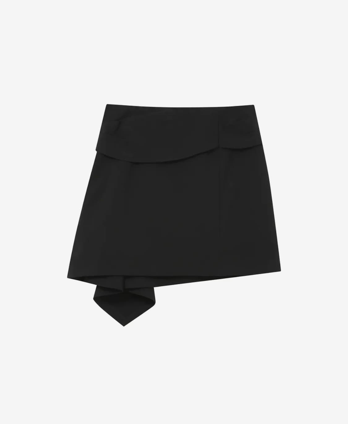 미세키서울 Layered chiton mini skirt BLACK 상품이미지3