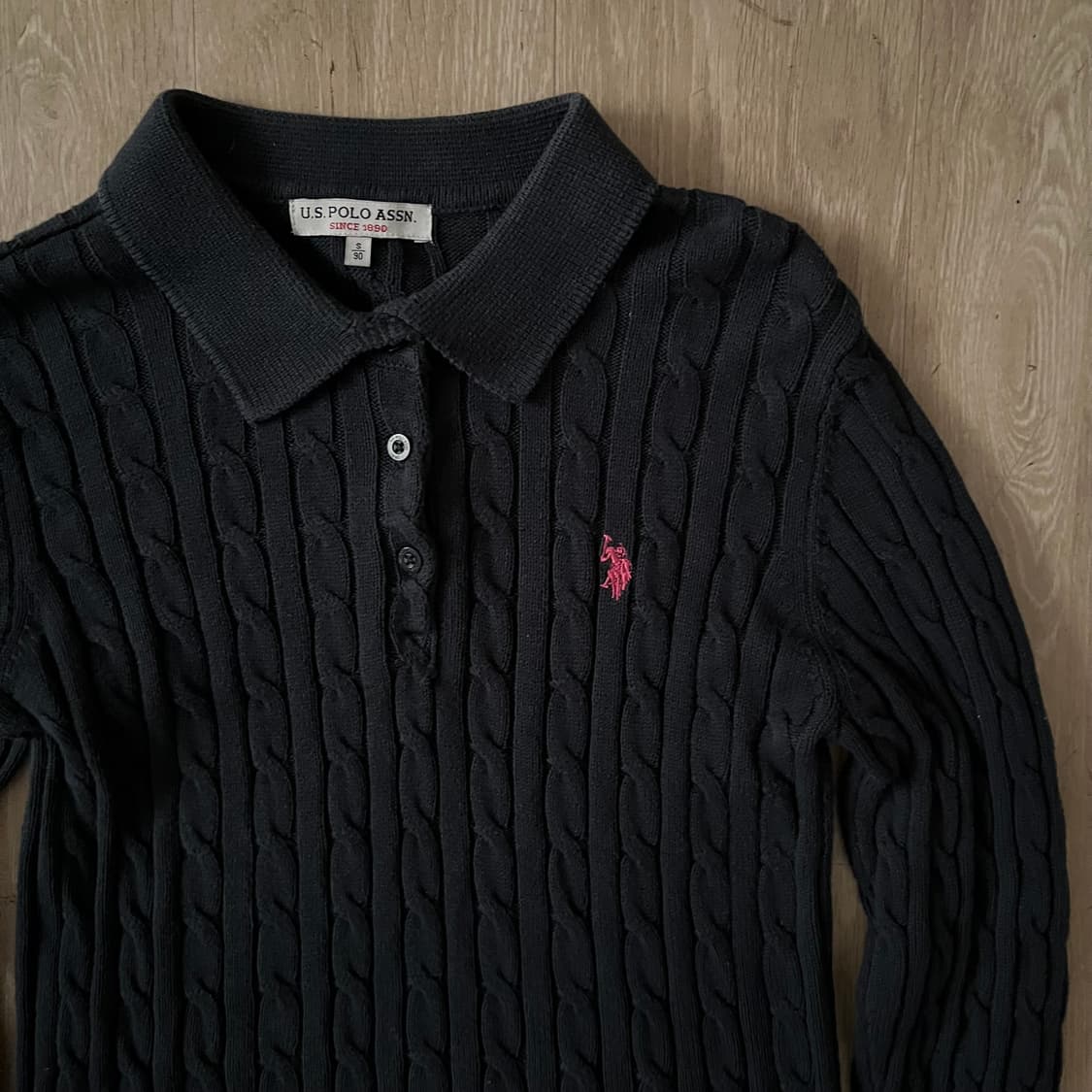US Polo Assn 케이블 니트 스웨터 상품이미지4