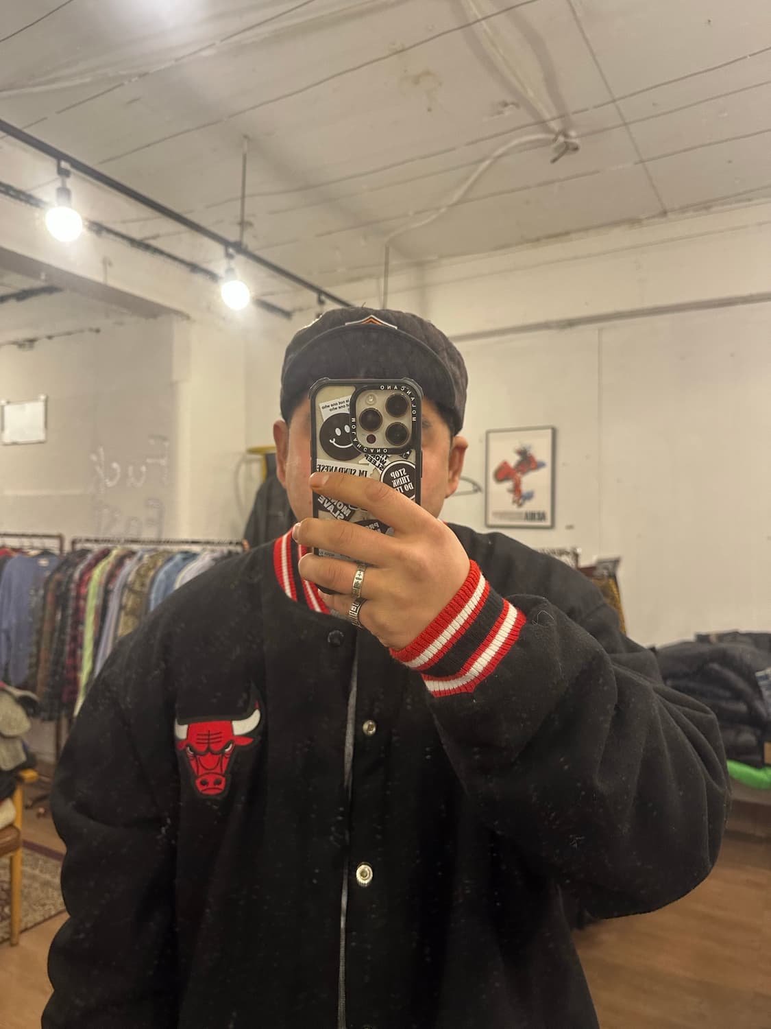 OS)할리데이비슨 퀄팅 모자 Made in usa 상품이미지5