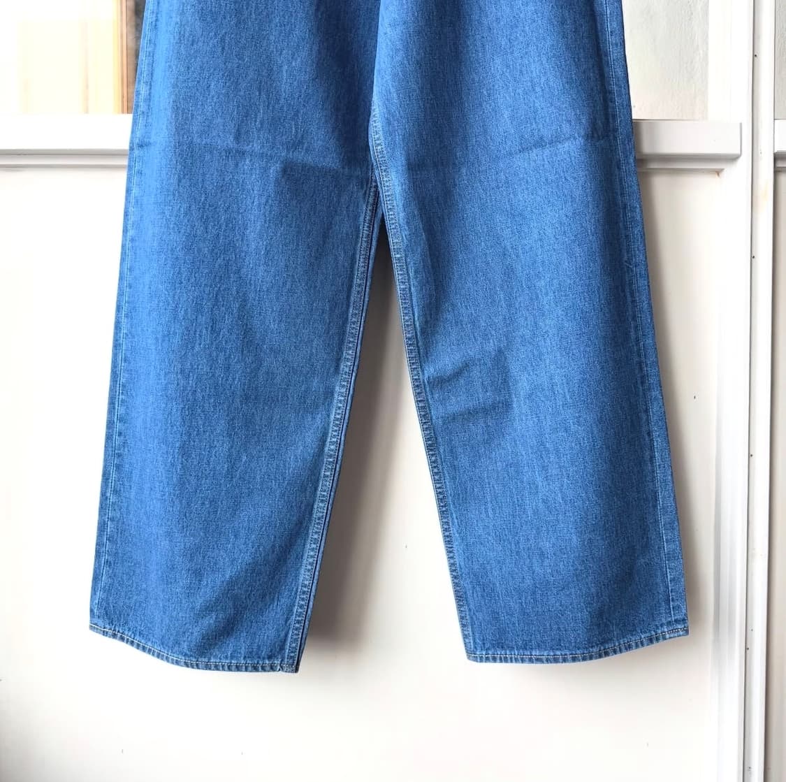 [5] 오라리 25SS 셀비지 라이트 데님 벨티드 팬츠 상품이미지4