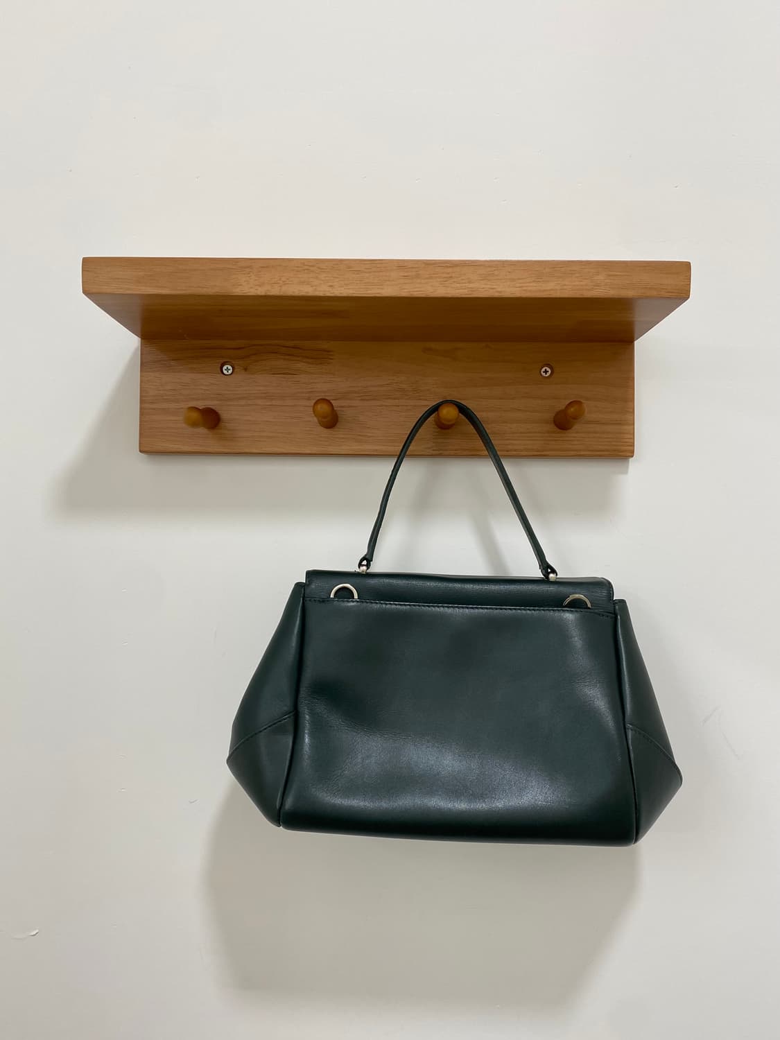 Agnes b. 다크그린 핸드백 상품이미지2