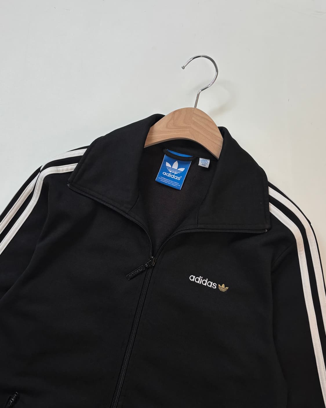 Adidas 아디다스 블랙 베켄바우어 로고 트랙탑 상품이미지5