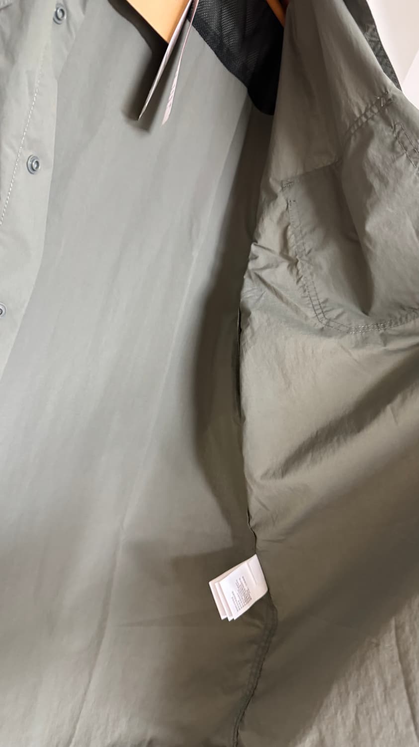 그라미치 나일론 셔츠 카키 m 새싱품 상품이미지7
