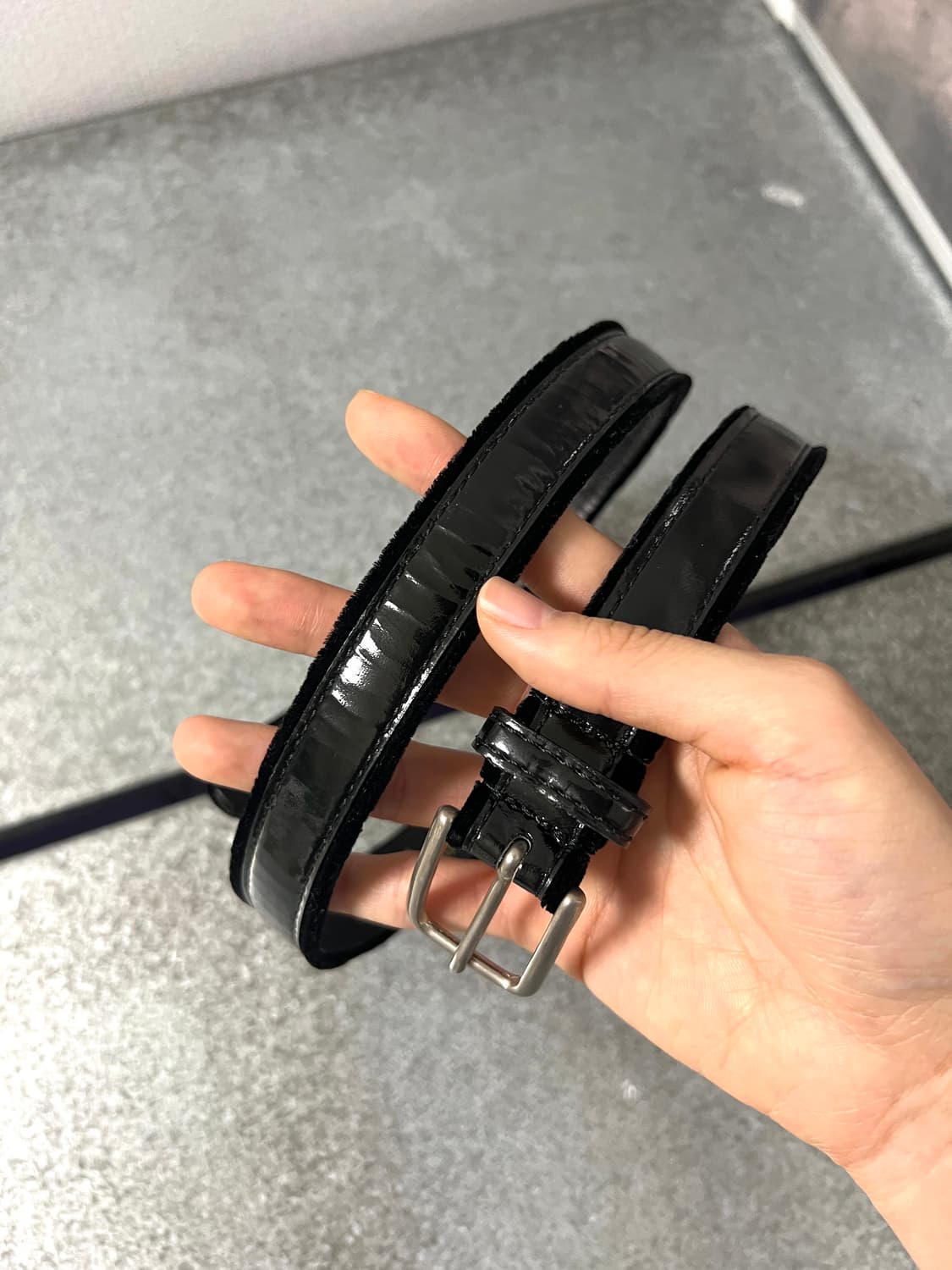 COMME des GARCONS tricot-ENAMEL BELT 상품이미지3