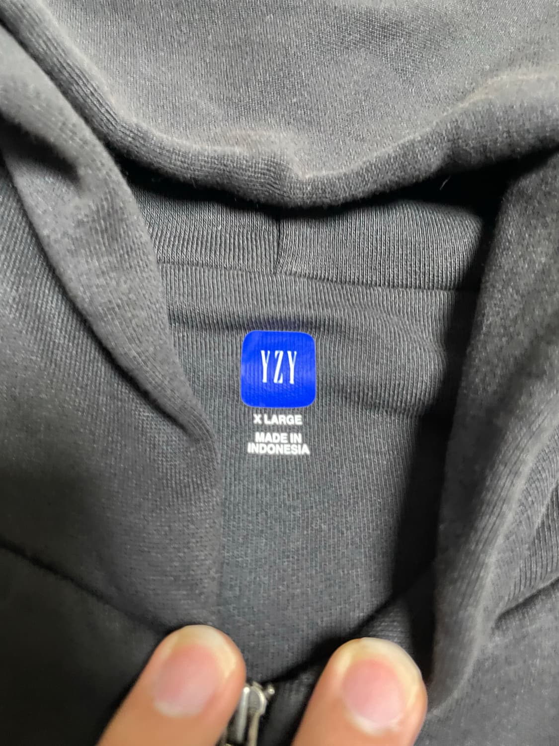 이지 갭 후드집업 블랙 XL 상품이미지3