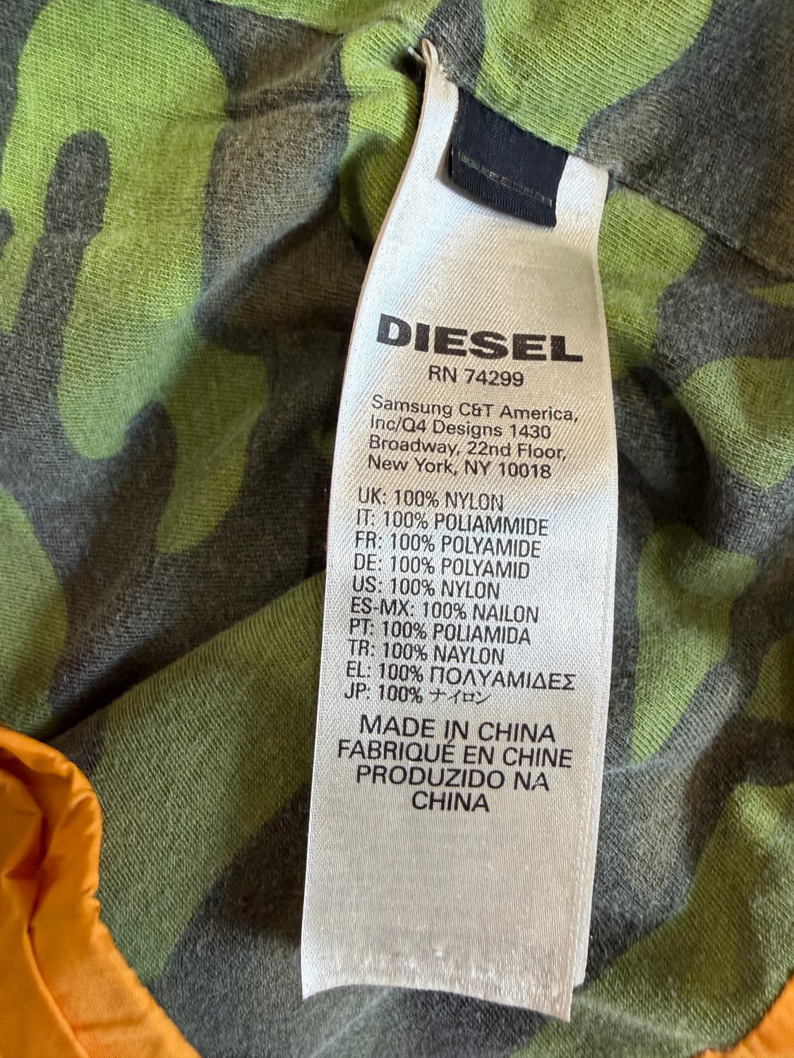 DIESEL 디젤 윈드 자켓 상품이미지7