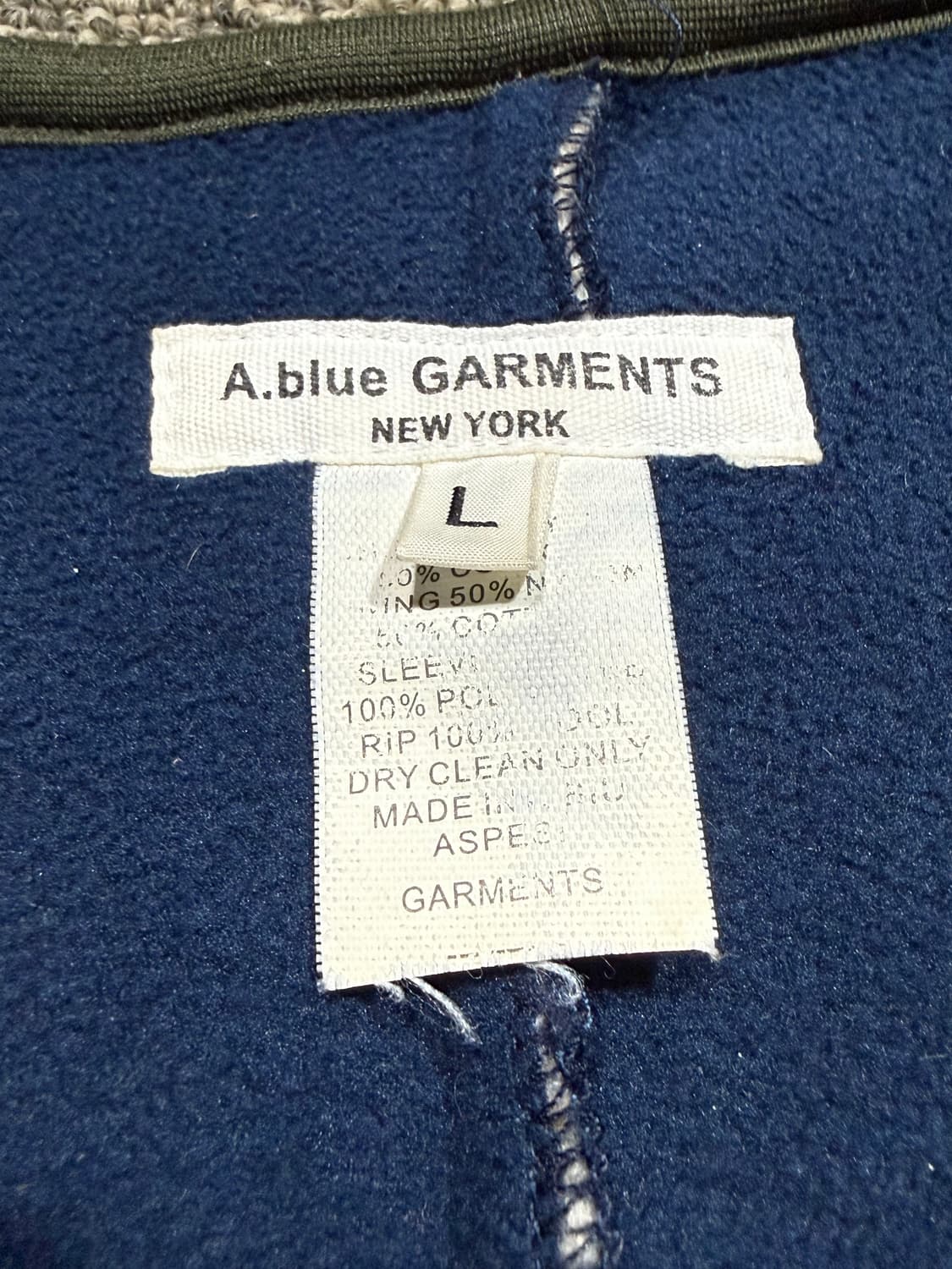 A Blue Garments 에이블루가먼츠 4포켓 후리스 베스트 상품이미지3