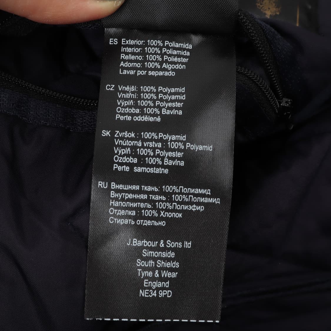 바버 헤리티지 리데스데일 퀼트 네이비 퀄팅 자켓 상품이미지10