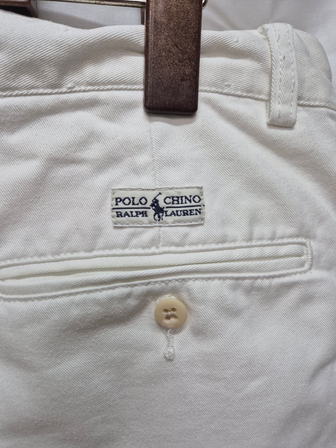 폴로 치노 하프팬츠 화이트 상품이미지5