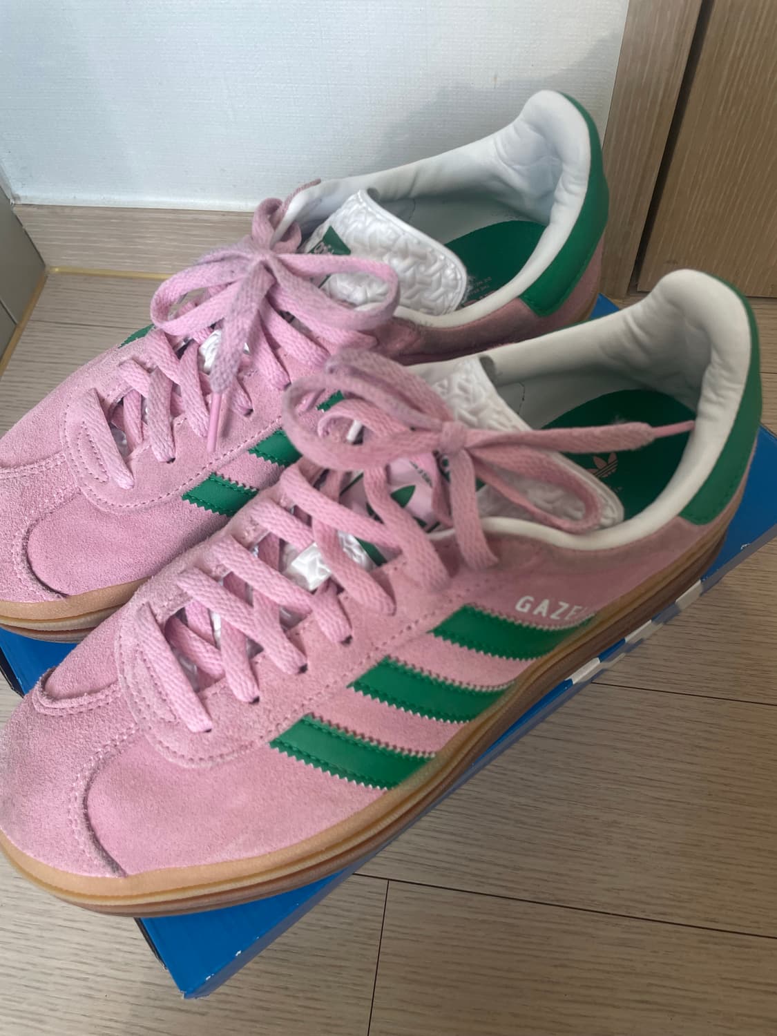 아디다스 가젤 볼드 트루 핑크 그린 상품이미지2