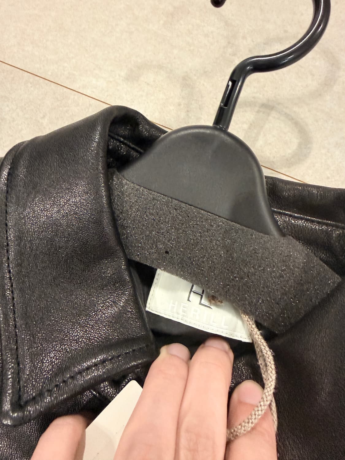 Herill 26ss 램 레더자켓 1사이즈 새상품 상품이미지4