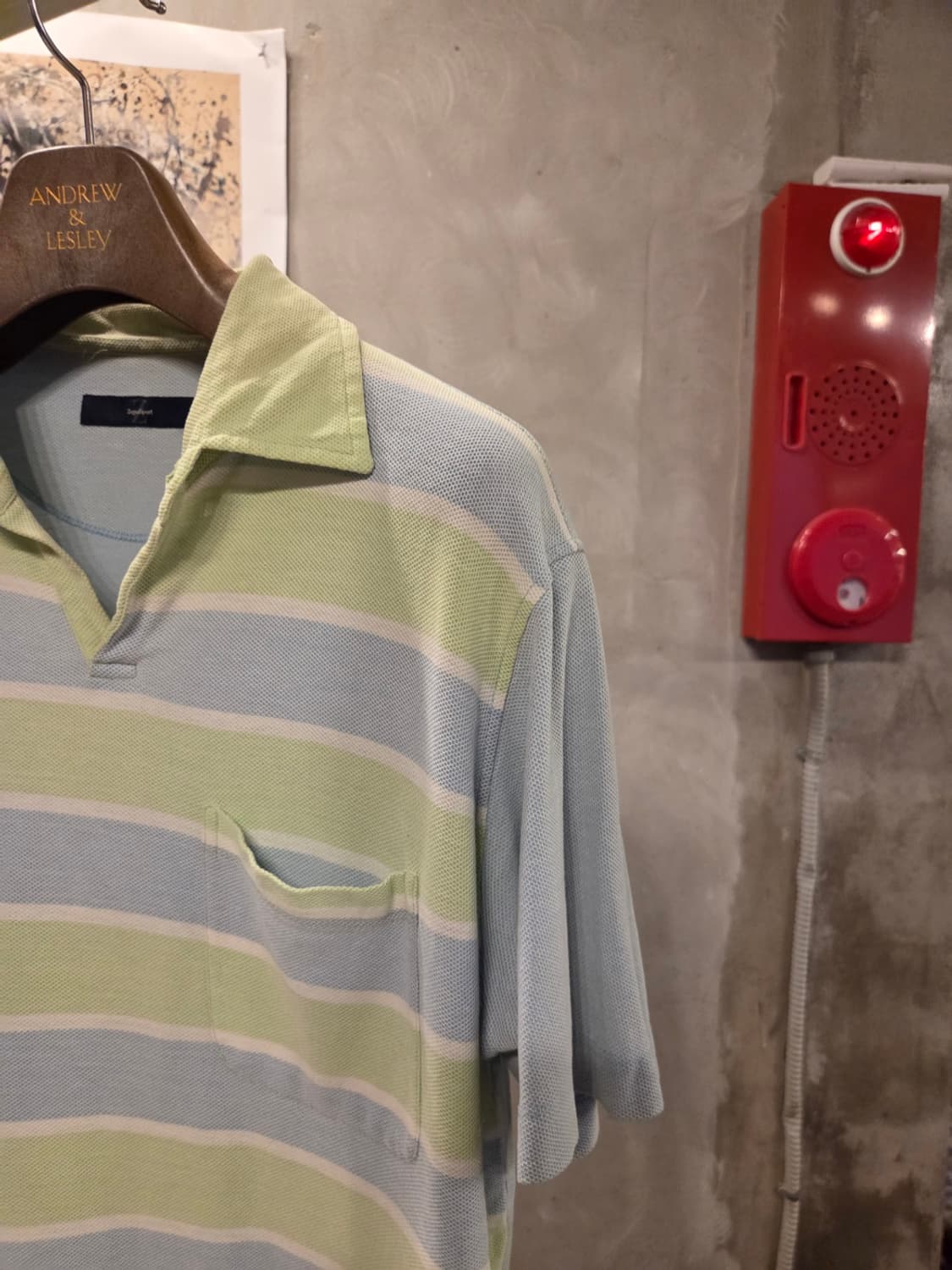 에르메네질도 제냐 스포츠 오픈칼라넥 티셔츠  상품이미지7