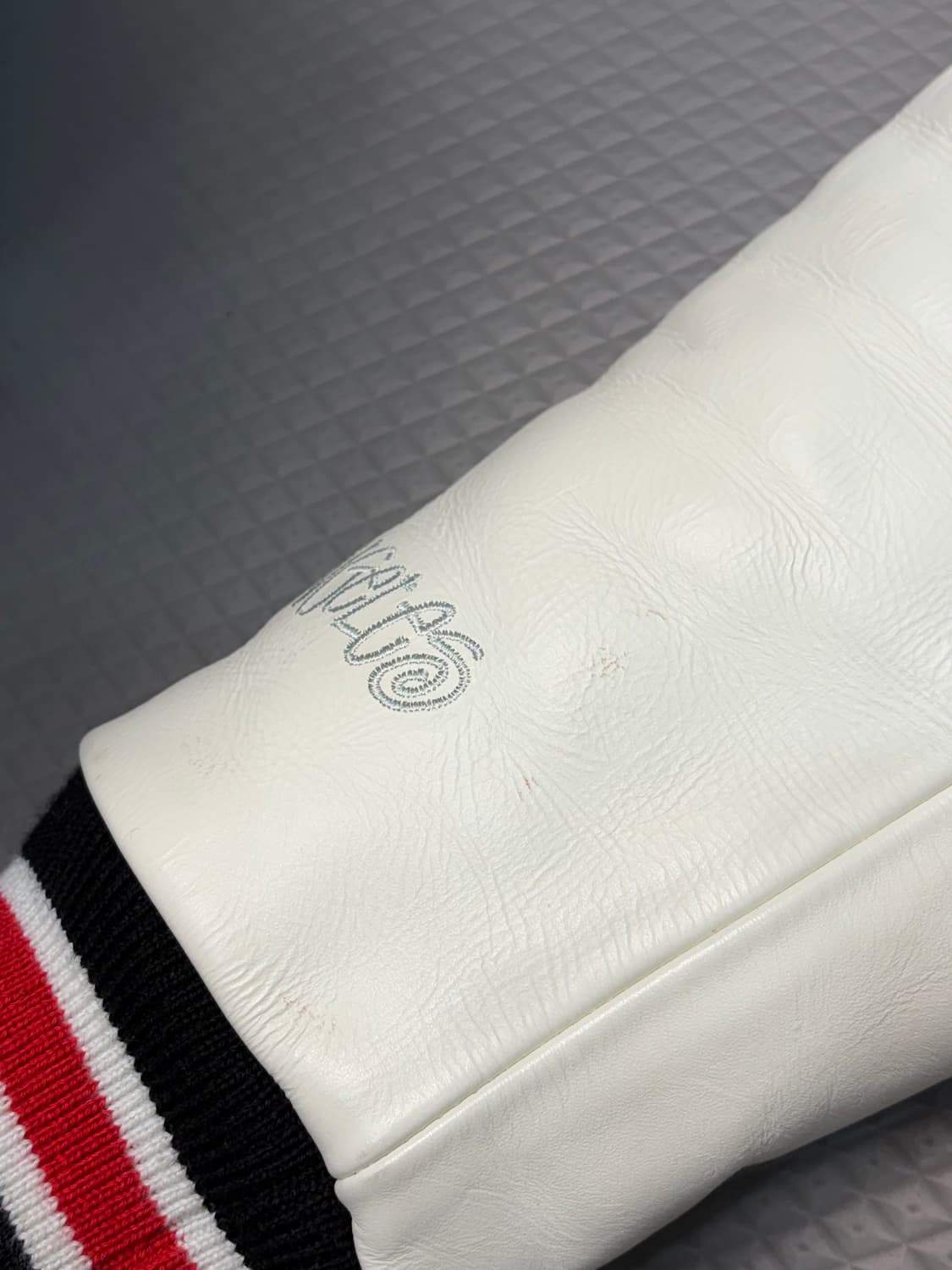 스투시x아워레가시 x데님피어스 바시티 자켓 S 상품이미지3