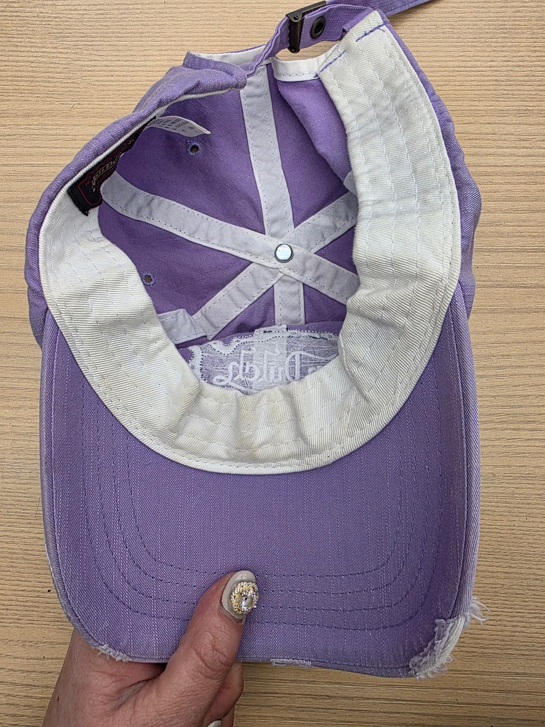 본터치 y2k 빈티지 퍼플 캡 모자 상품이미지8