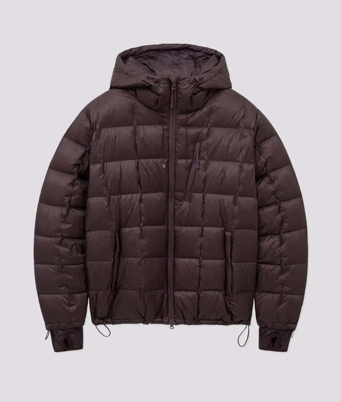인템포무드 경량패딩 아크틱 라이트 다운 재킷 다크퍼플 M 상품이미지2