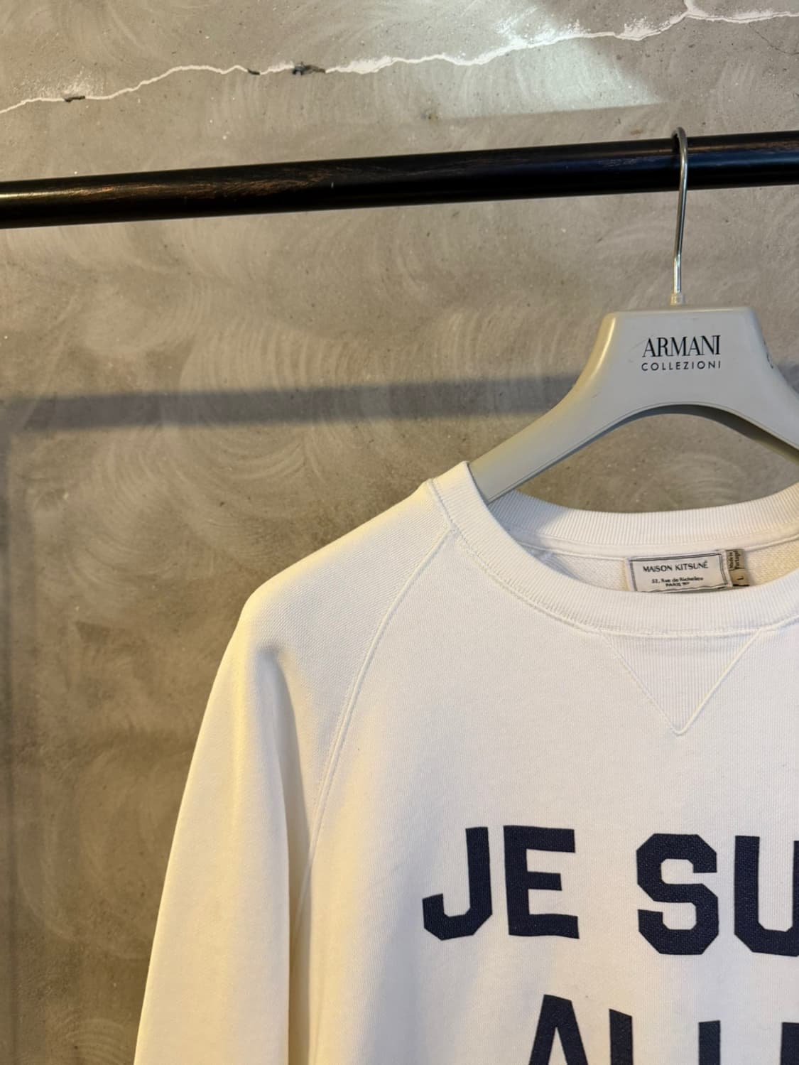 메종키츠네 레터링 맨투맨 100~103 상품이미지2