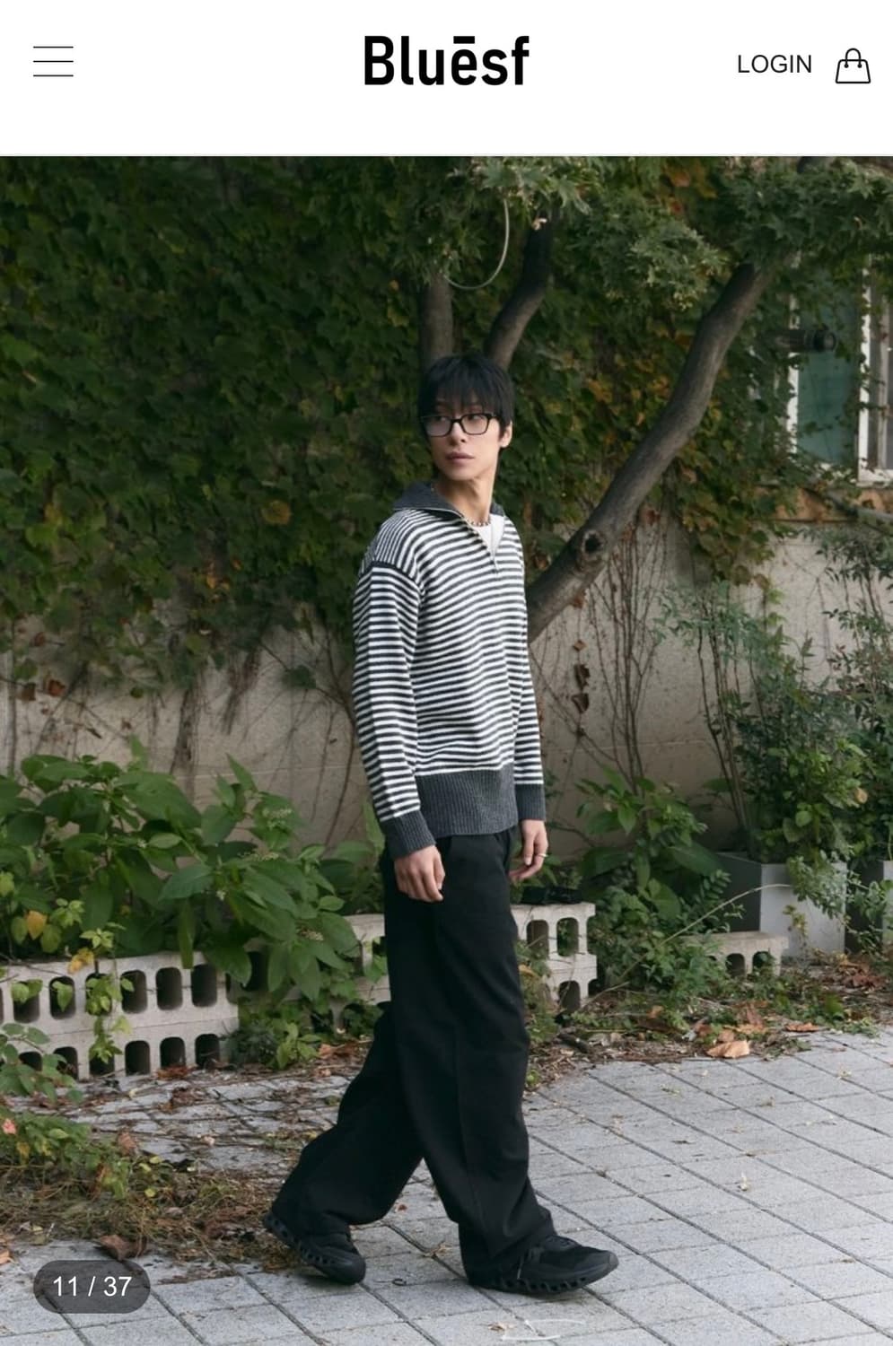 블루썬플라워 커브드 헤리티지 팬츠 상품이미지3