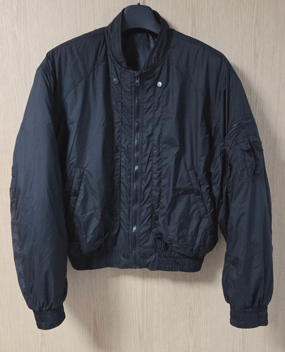 (착샷) 유먼트 나일론 크롭 ma1 자켓 마원 상품이미지2