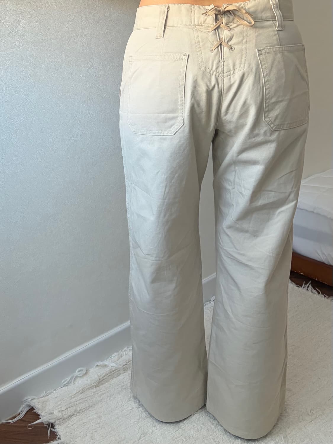 세미 로우라이즈 팬츠 (허리 포인트 있음) 상품이미지3