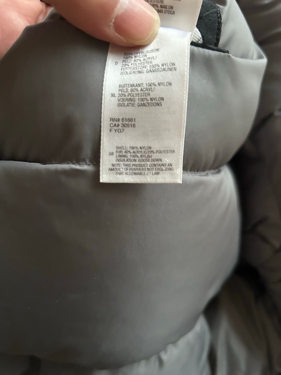 00‘s 노스페이스 우먼스 구스다운패딩 상품이미지7