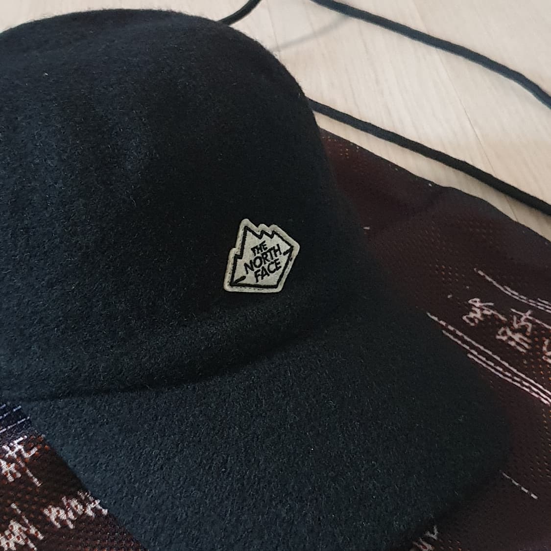 새제품) 노스페이스 시티 울100% 볼캡 모자 로고패치 블랙 NE3 상품이미지3