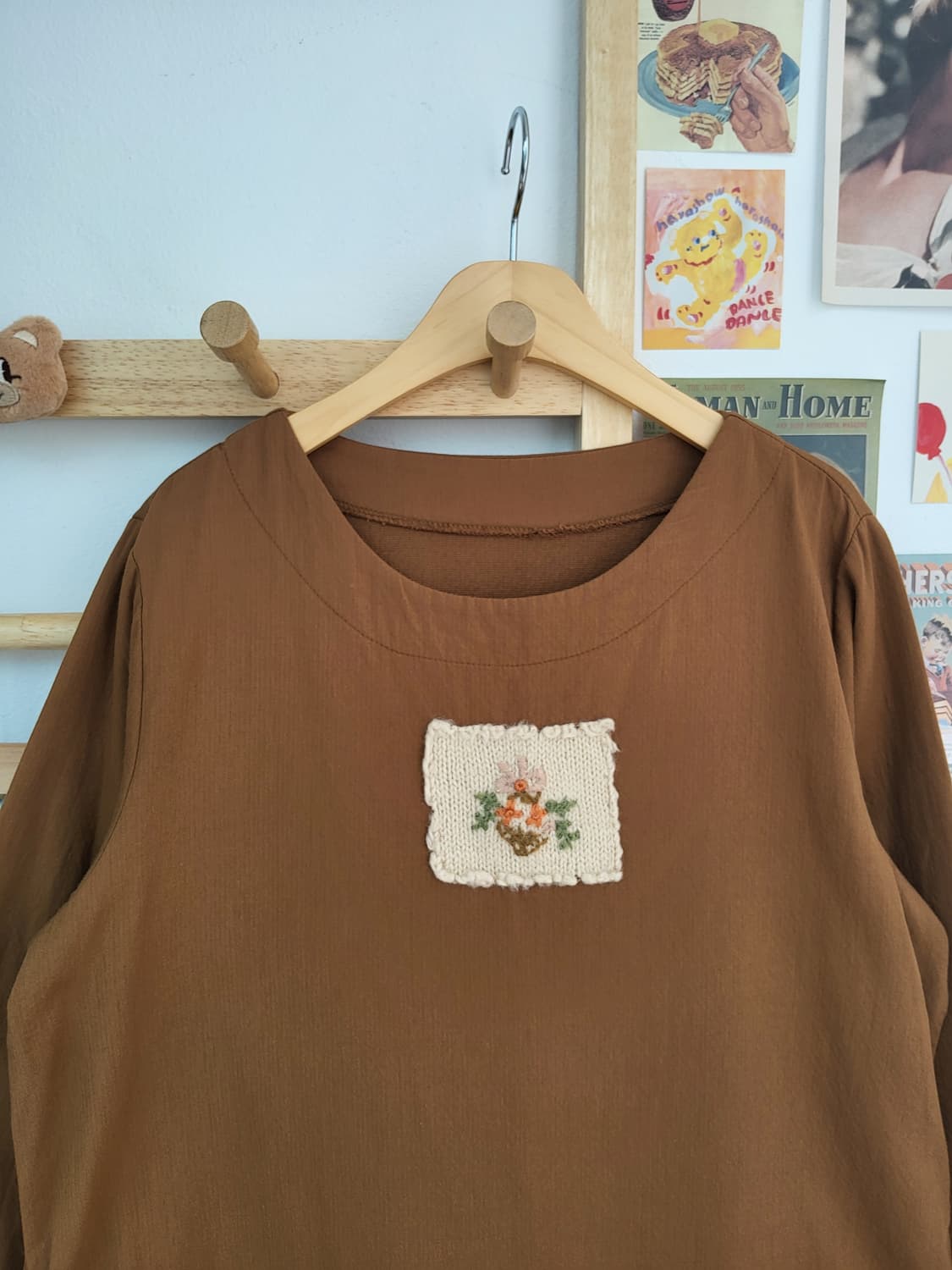 레이어드 체크 원피스 상품이미지2