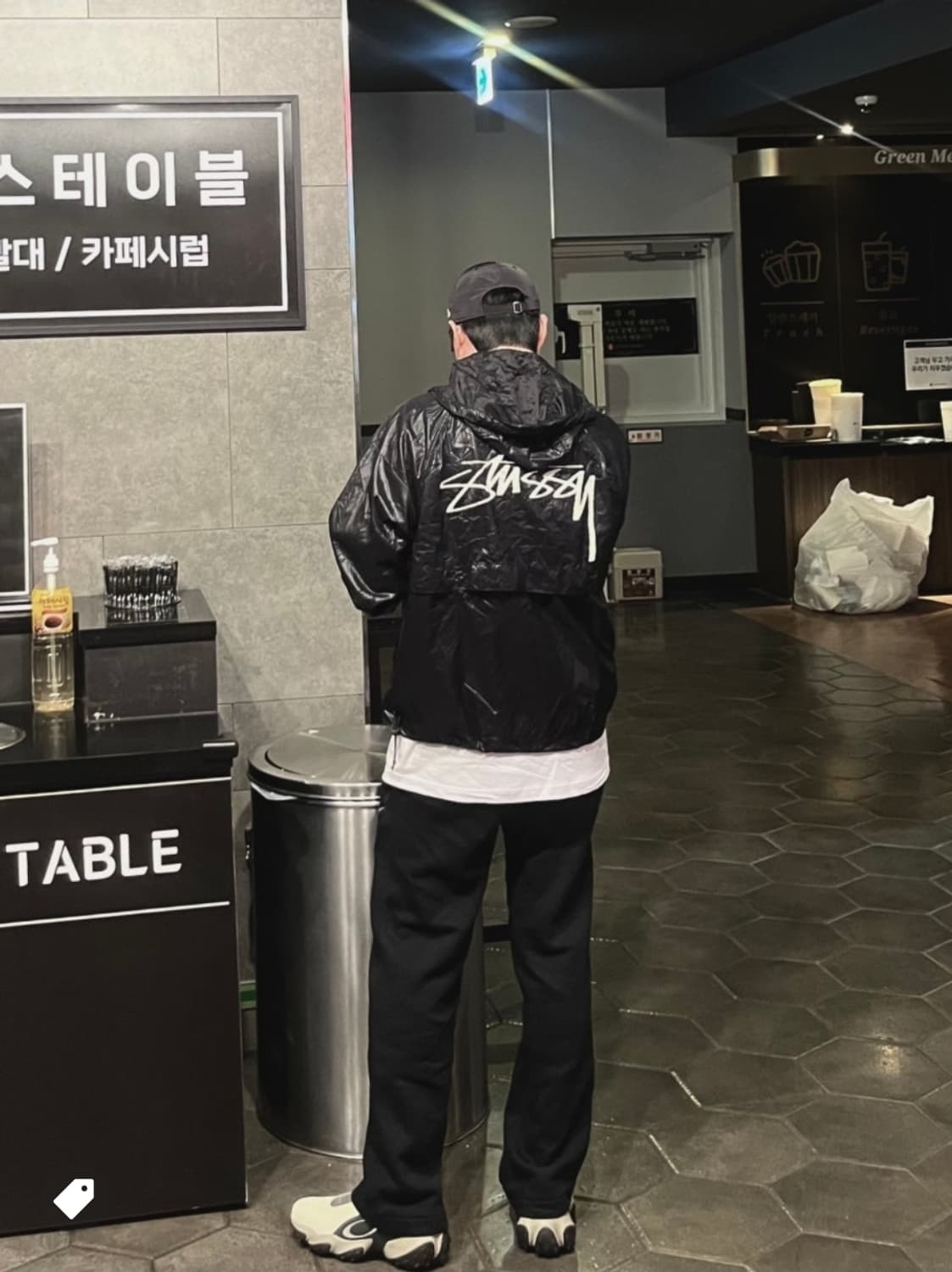 [XL] 스투시 링클 나일론 비치쉘 자켓 블랙 상품이미지4