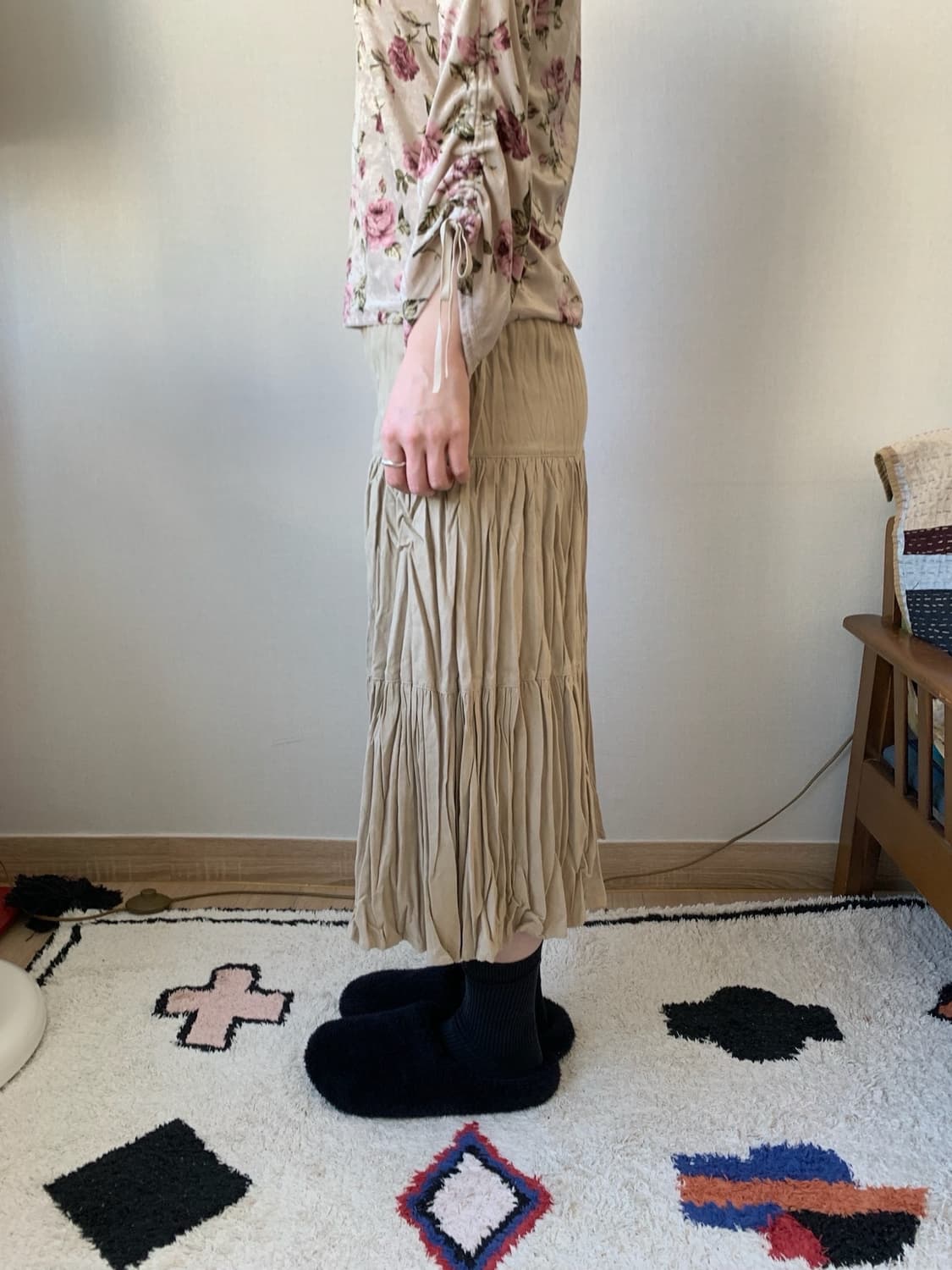 ethnic suede skirt 상품이미지3