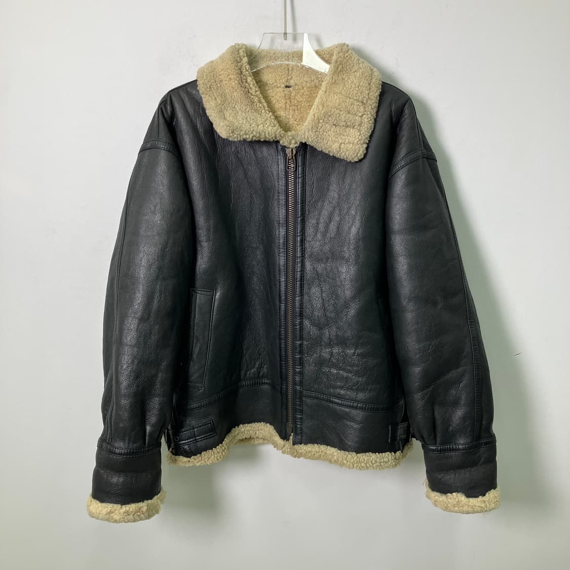 US B-3 양가죽 무스탕 자켓  상품이미지1