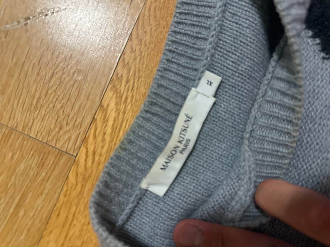 메종키츠네 빅폭스 니트 XL 상품이미지3