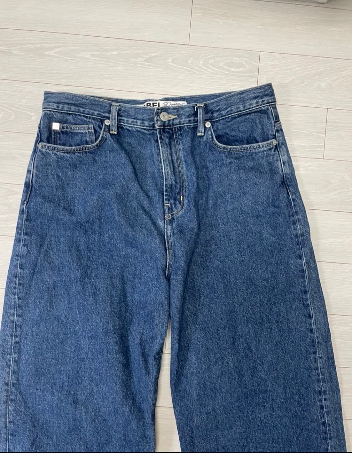 라벨아카이브 Mariam wide fit jeans oceanic blu 상품이미지6