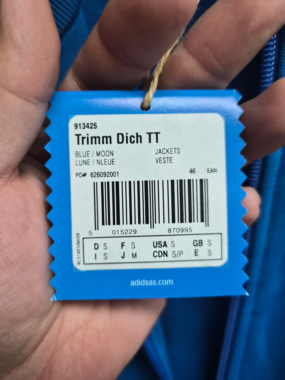 새제품 S) 아디다스 올드스쿨 Trimm Dich 트림 디히 져지 팝니다 상품이미지5