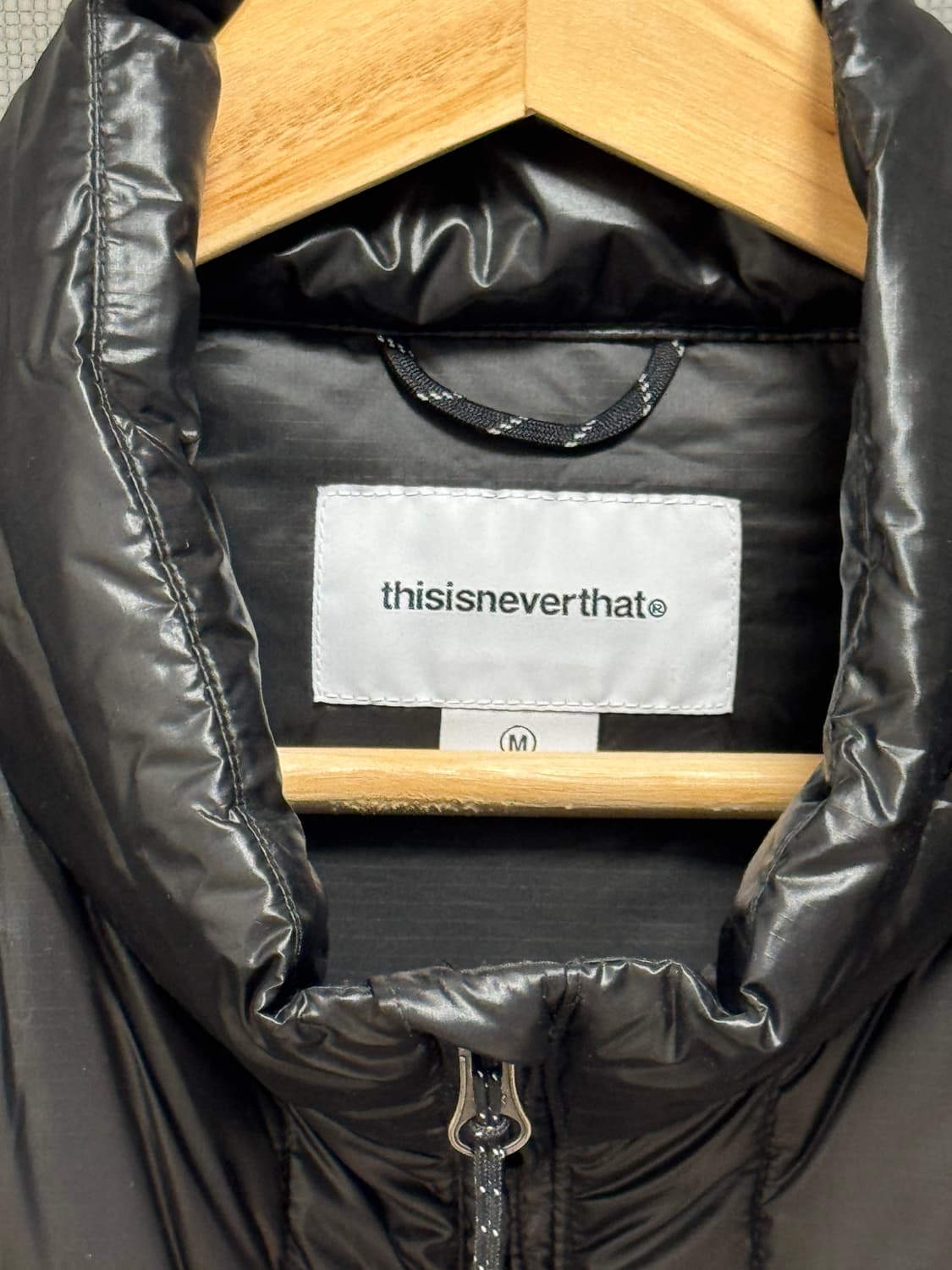 [M] 디스이즈네버댓 디네댓 경량 패딩 블랟 상품이미지3