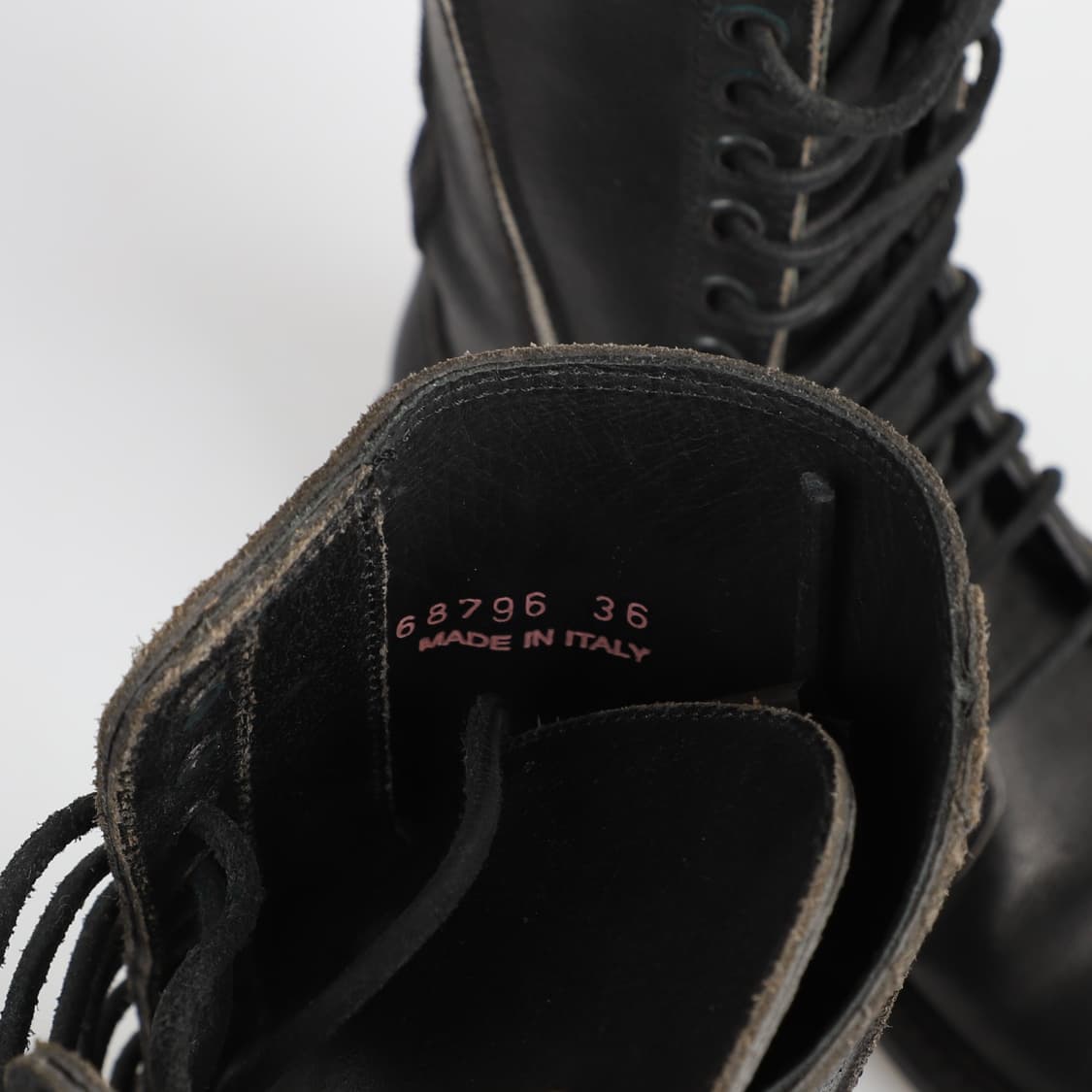 36 / Rick Owens 릭오웬스 아미 부츠 블랙 상품이미지6