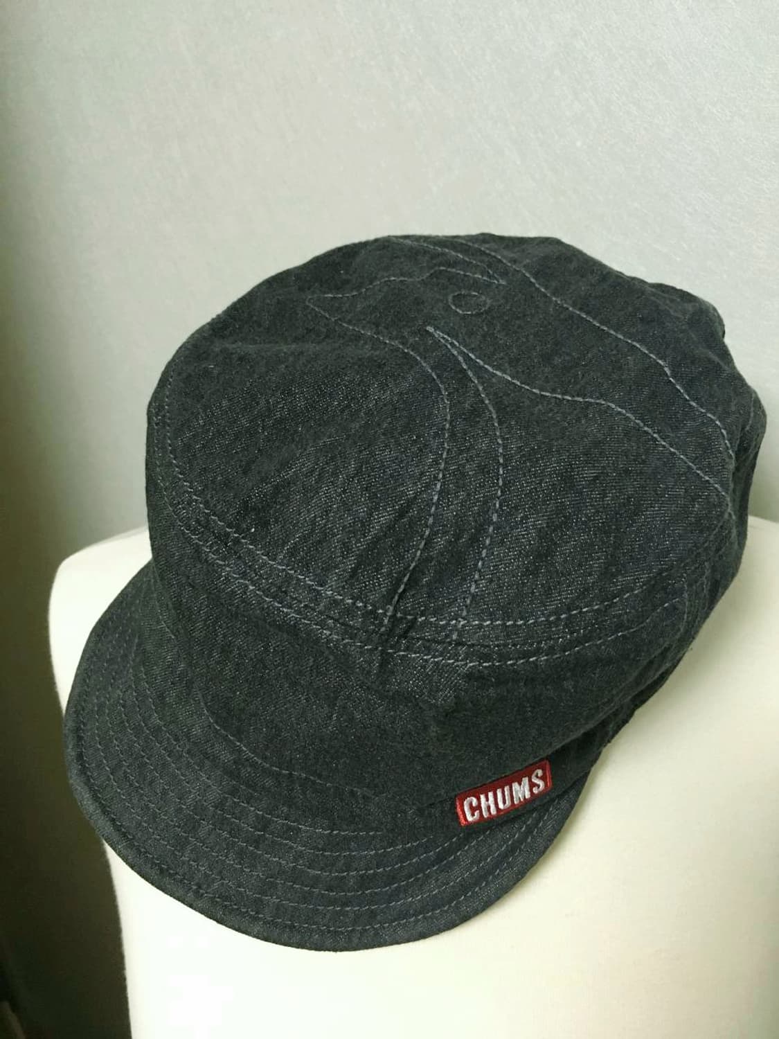 Chums 흑청 데님 빈티지 모자 상품이미지1